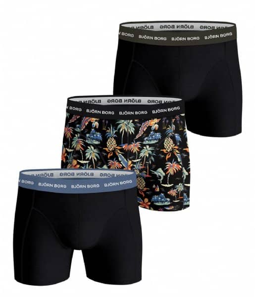 Björn Borg Underbukser 3pak | Cotton Stretch | Sort/Multi