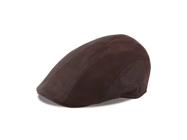 MJM Flat Cap | Maddy Nappa Wax | Brown