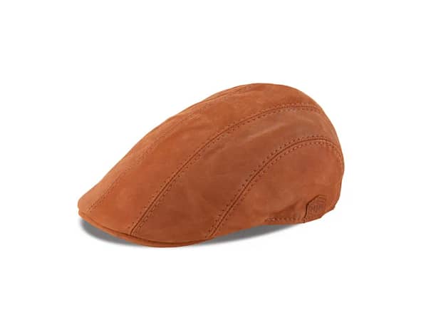 MJM Flat Cap | Maddy Nappa Wax | Cognac
