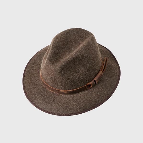 MJM Hat | Marco El Wool W.P/Crushable | Brown Mell