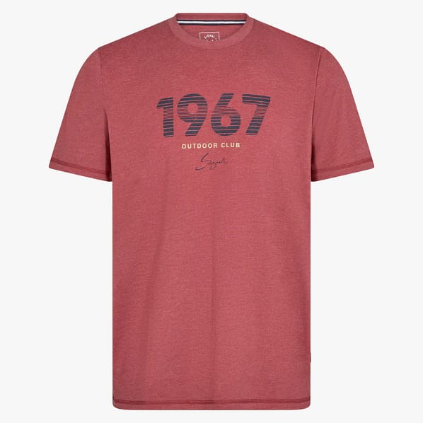 Signal T-Shirt | SiGavin | Red Shiraz Melange