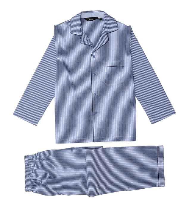 Ambassador Pyjamas | Bombay | Blue Stripes