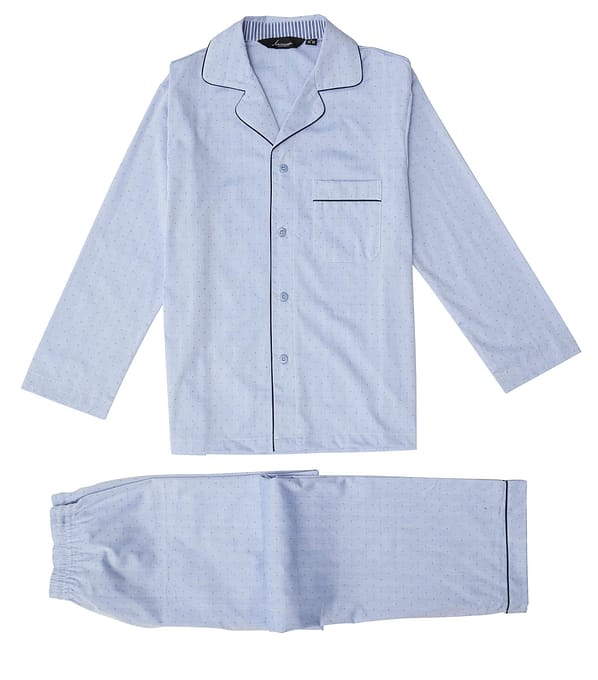 Ambassador Pyjamas | Bombay | Dot Blue