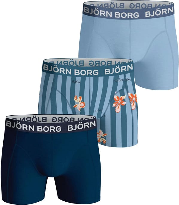 Björn Borg Underbukser 3pak | Cotton Stretch | Blå