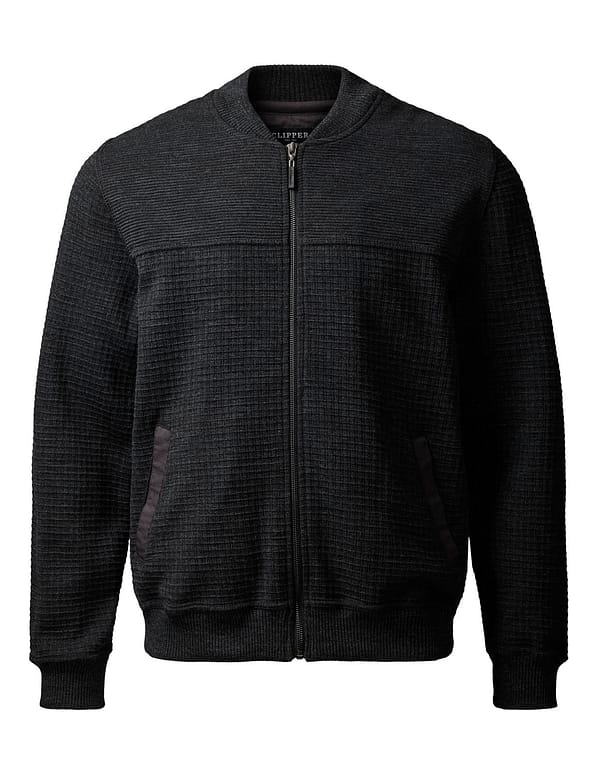 Clipper Bomber Cardigan m. Lynlås | Dundee