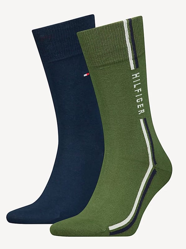 Tommy Hilfiger Strømper | 2Pak | Army Green