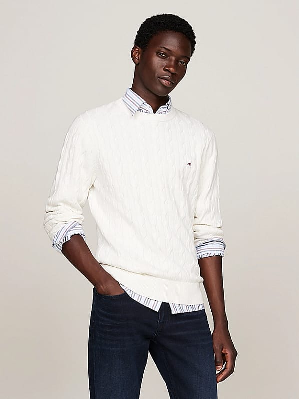 Tommy Hilfiger Kablestrik | Classic Cotten Cable