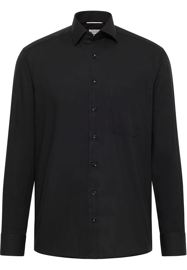 Eterna Skjorte | Comfort Fit | Sort